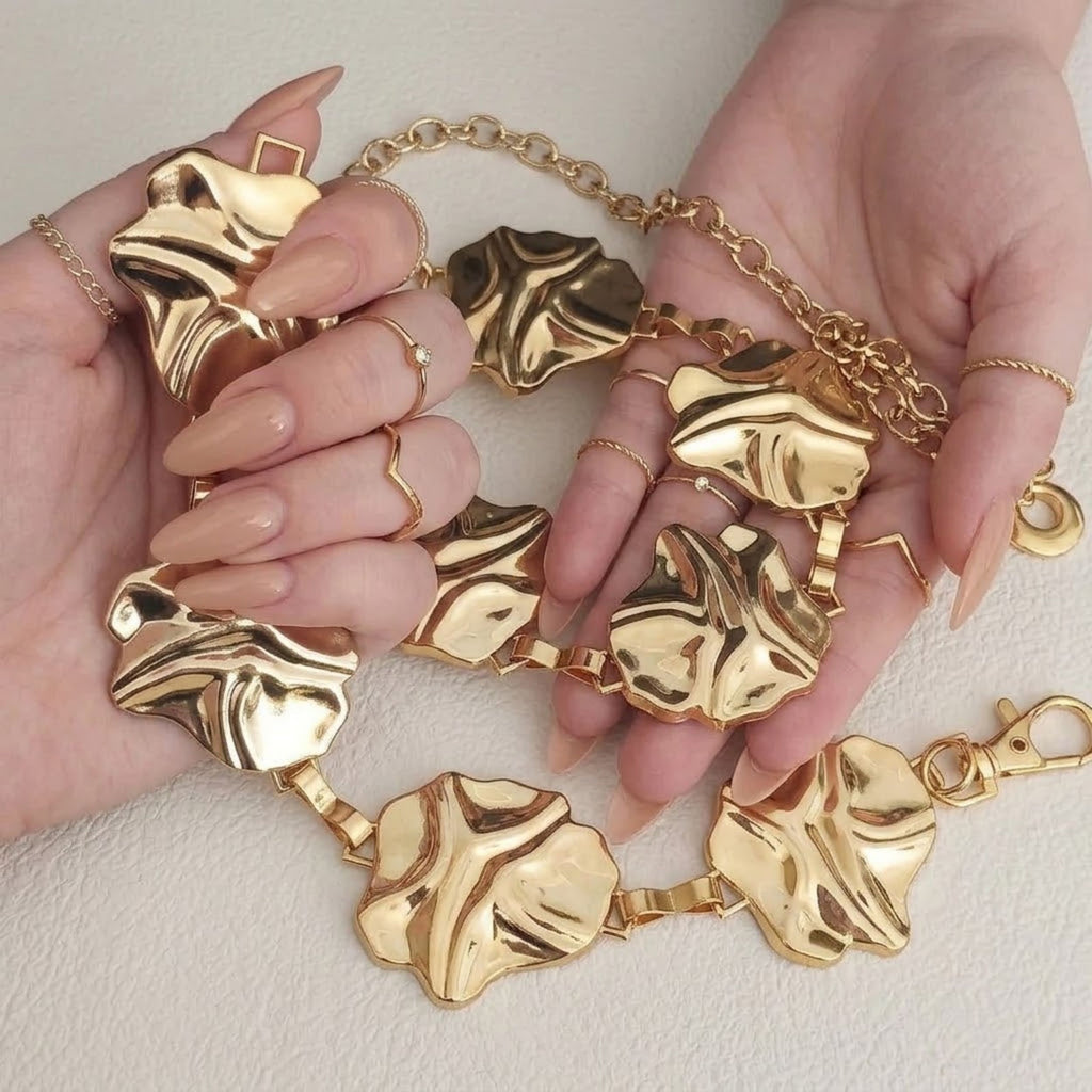 Cinto Corrente Organico Dourado