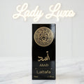 Perfume Árabe Asad Lattafa Black Preto Masculino Intenso e Oriental 50ml