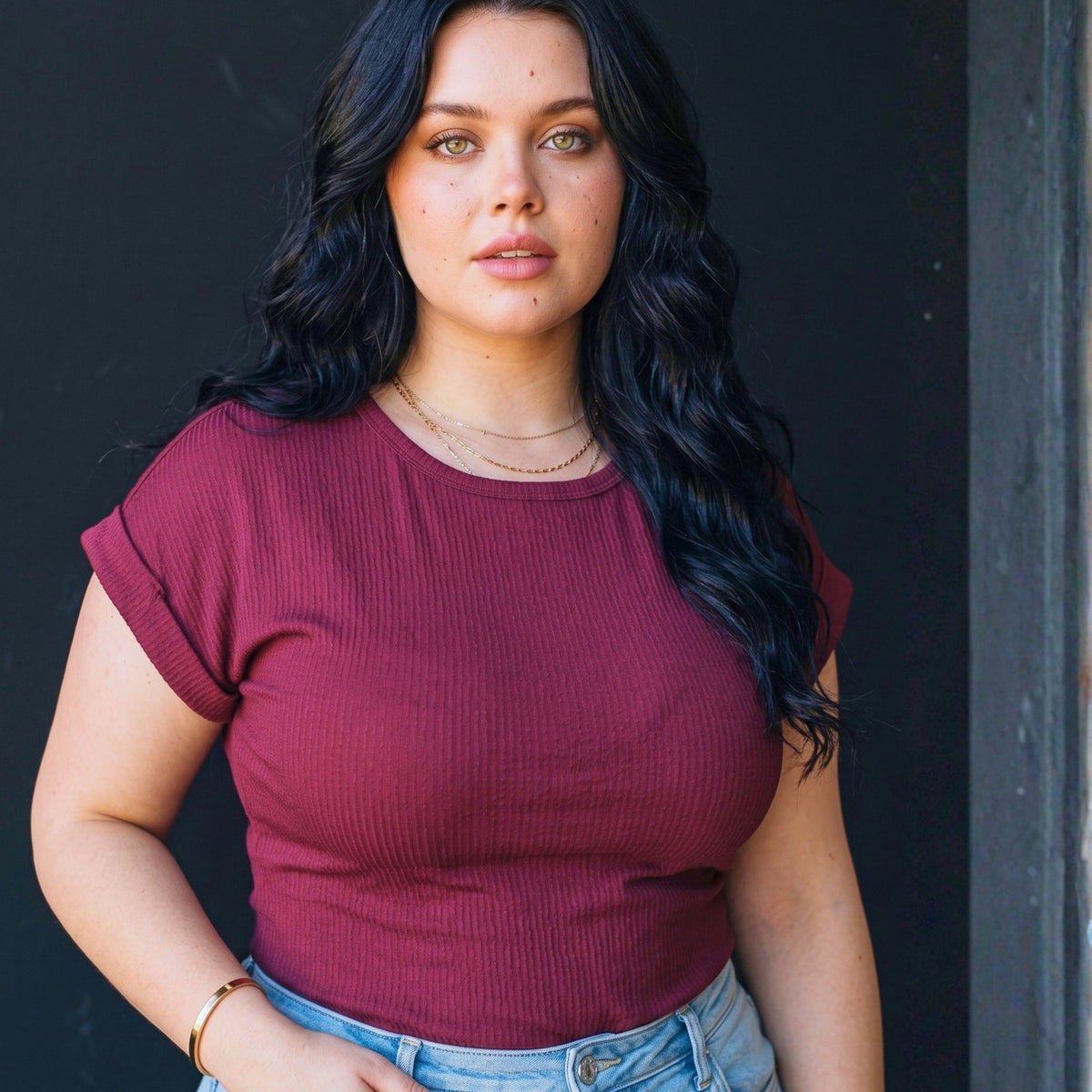 Blusa Feminina Plus Size Manga Japonesa Tecido Ribana