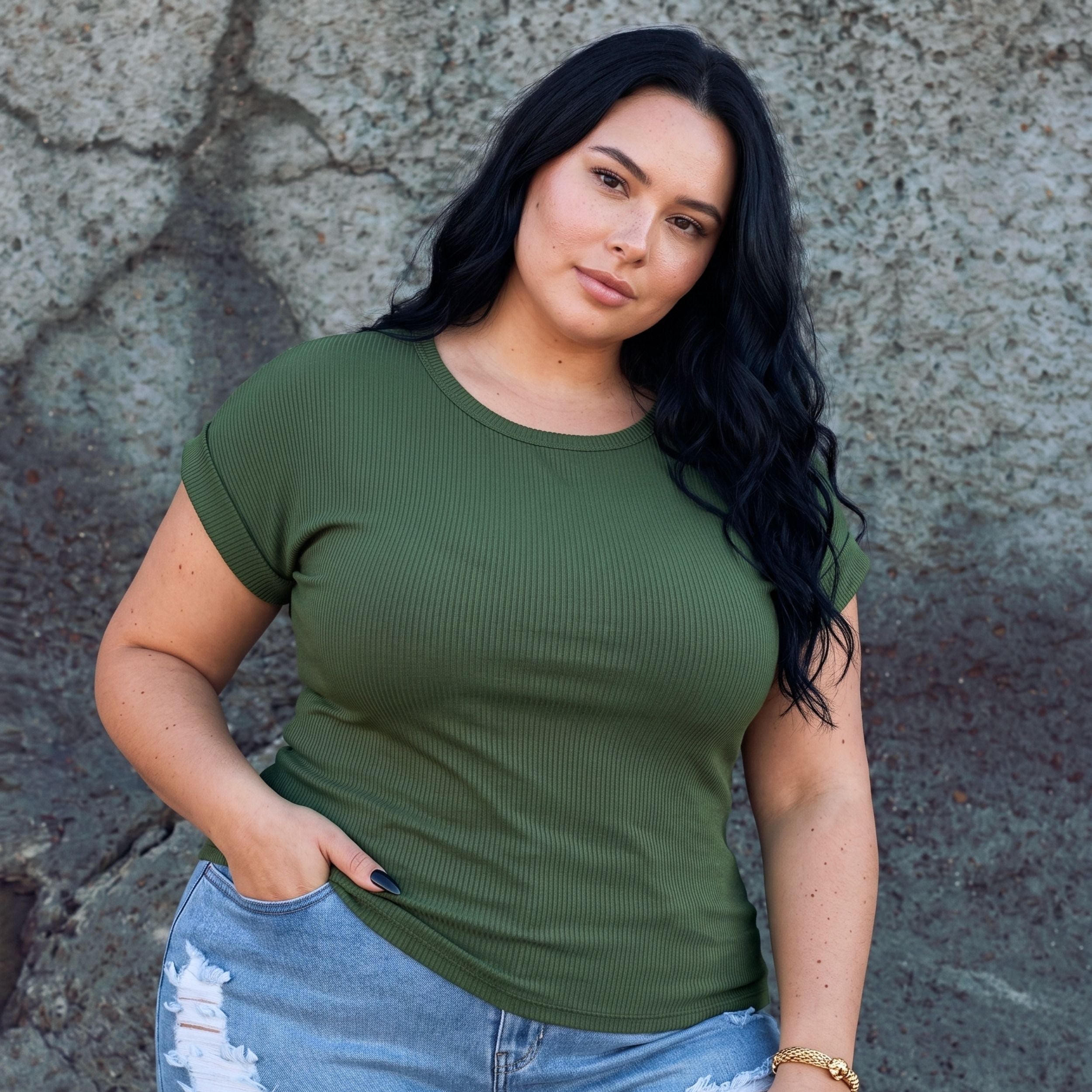 Blusa Feminina Plus Size Manga Japonesa Tecido Ribana