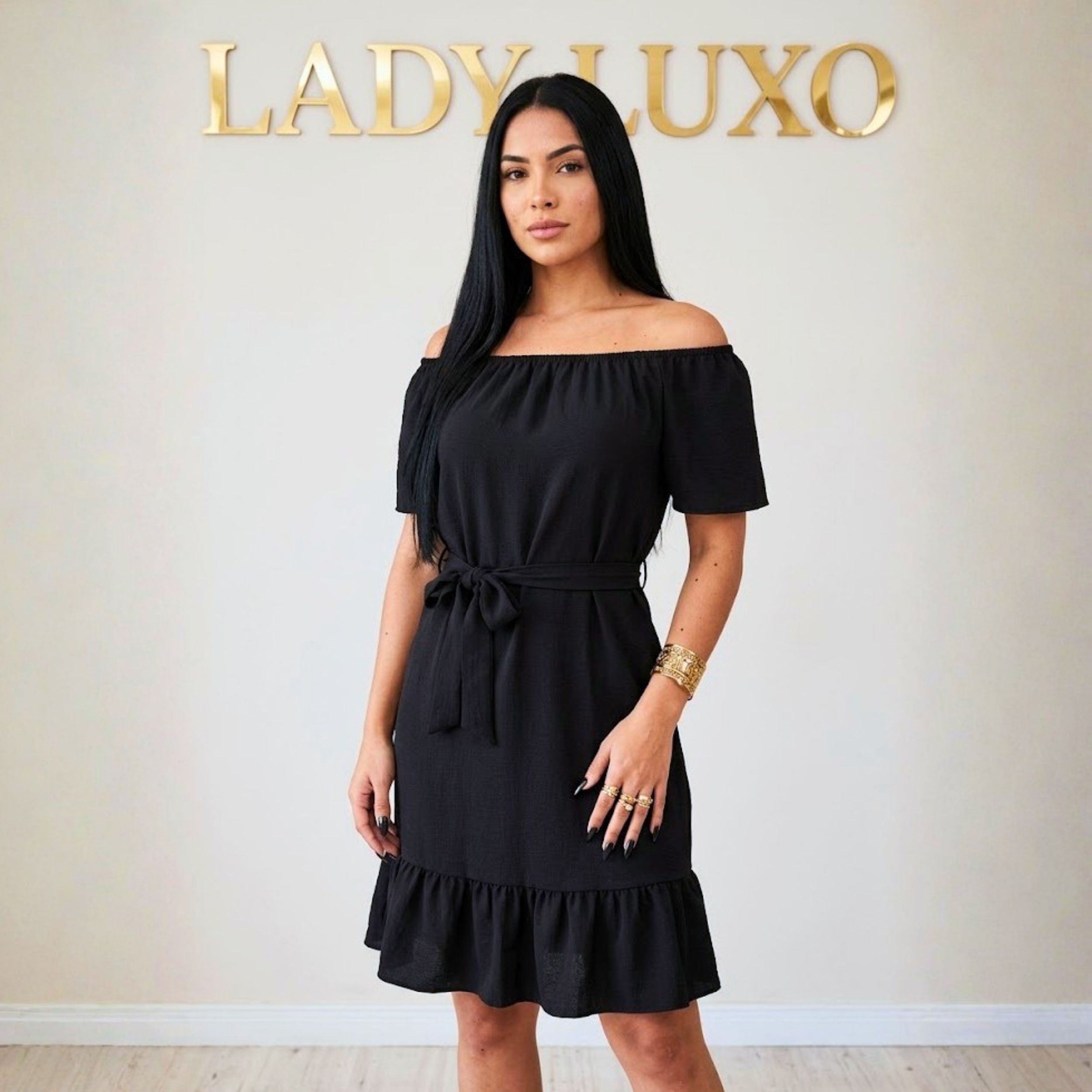 Vestido Ciganinha Duna Com Cinto