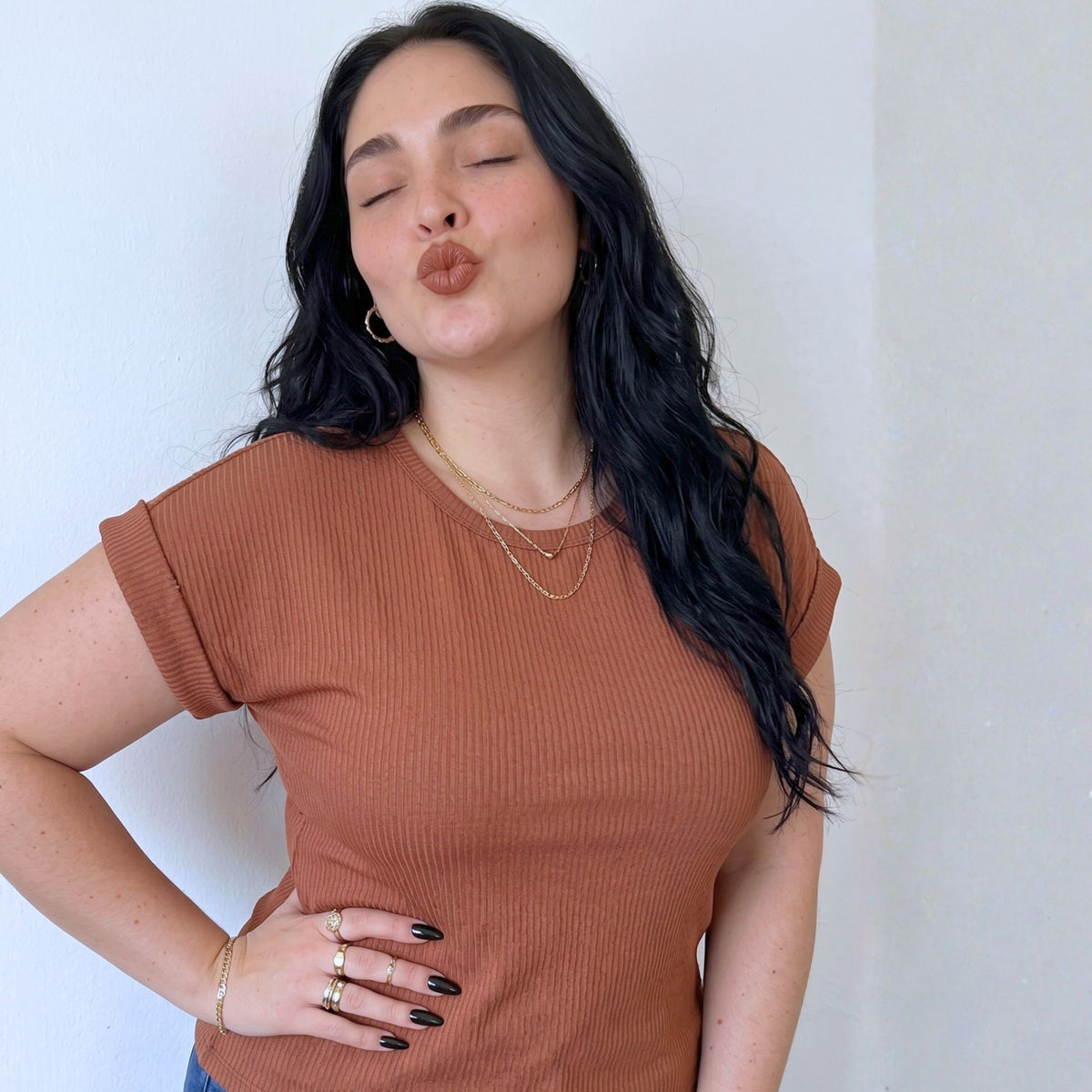 Blusa Feminina Plus Size Manga Japonesa Tecido Ribana