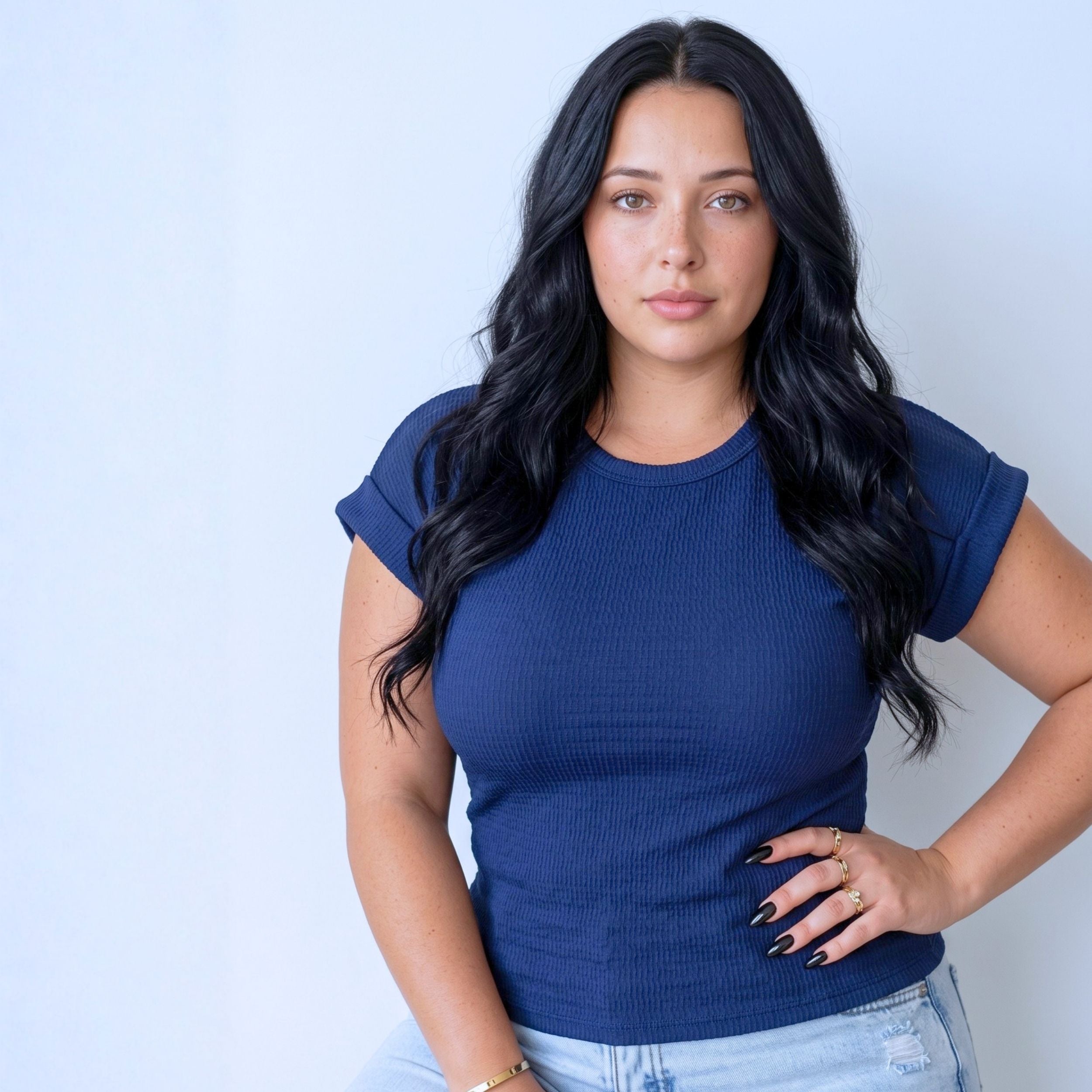 Blusa Feminina Plus Size Manga Japonesa Tecido Ribana