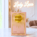 Perfume Haya Lattafa Árabe Feminino Embalagem de vidro lacrado 50ml
