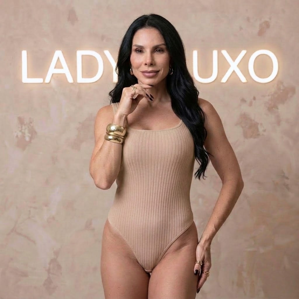 Body Feminino Regata Canelado