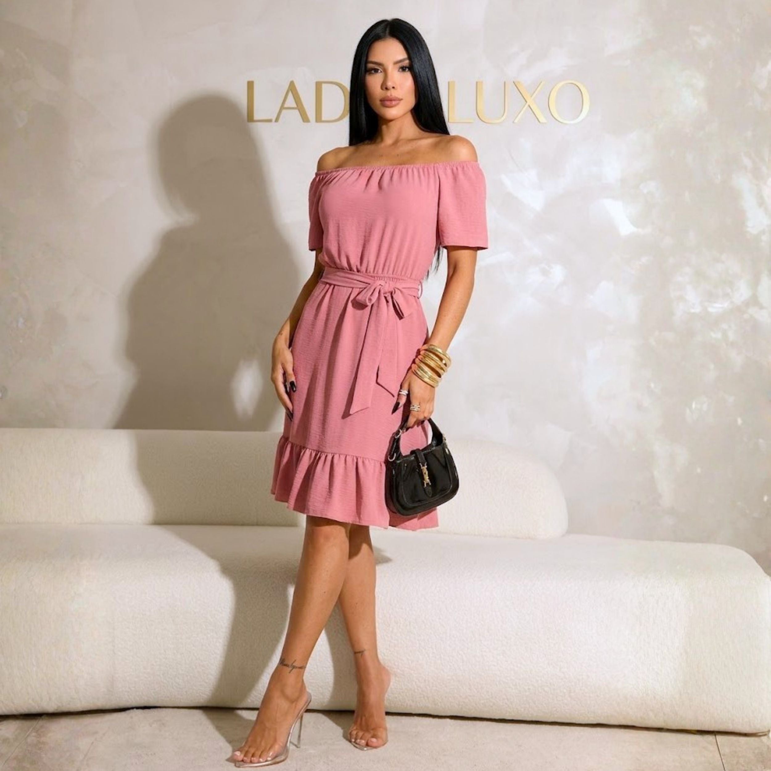 Vestido Ciganinha Duna Com Cinto