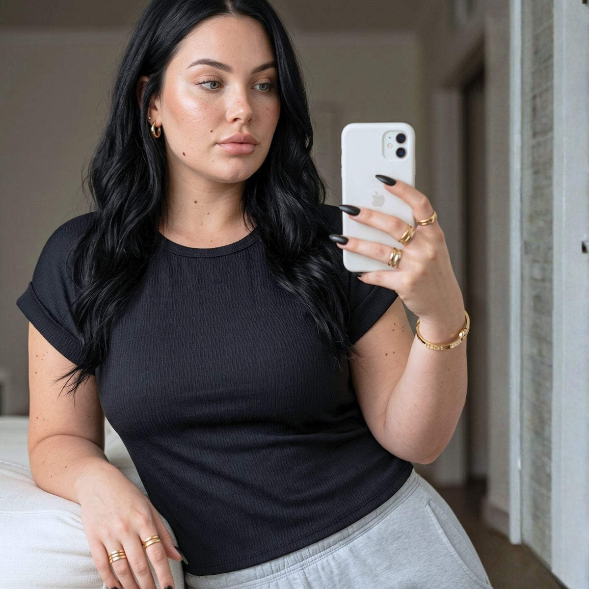 Blusa Feminina Plus Size Manga Japonesa Tecido Ribana