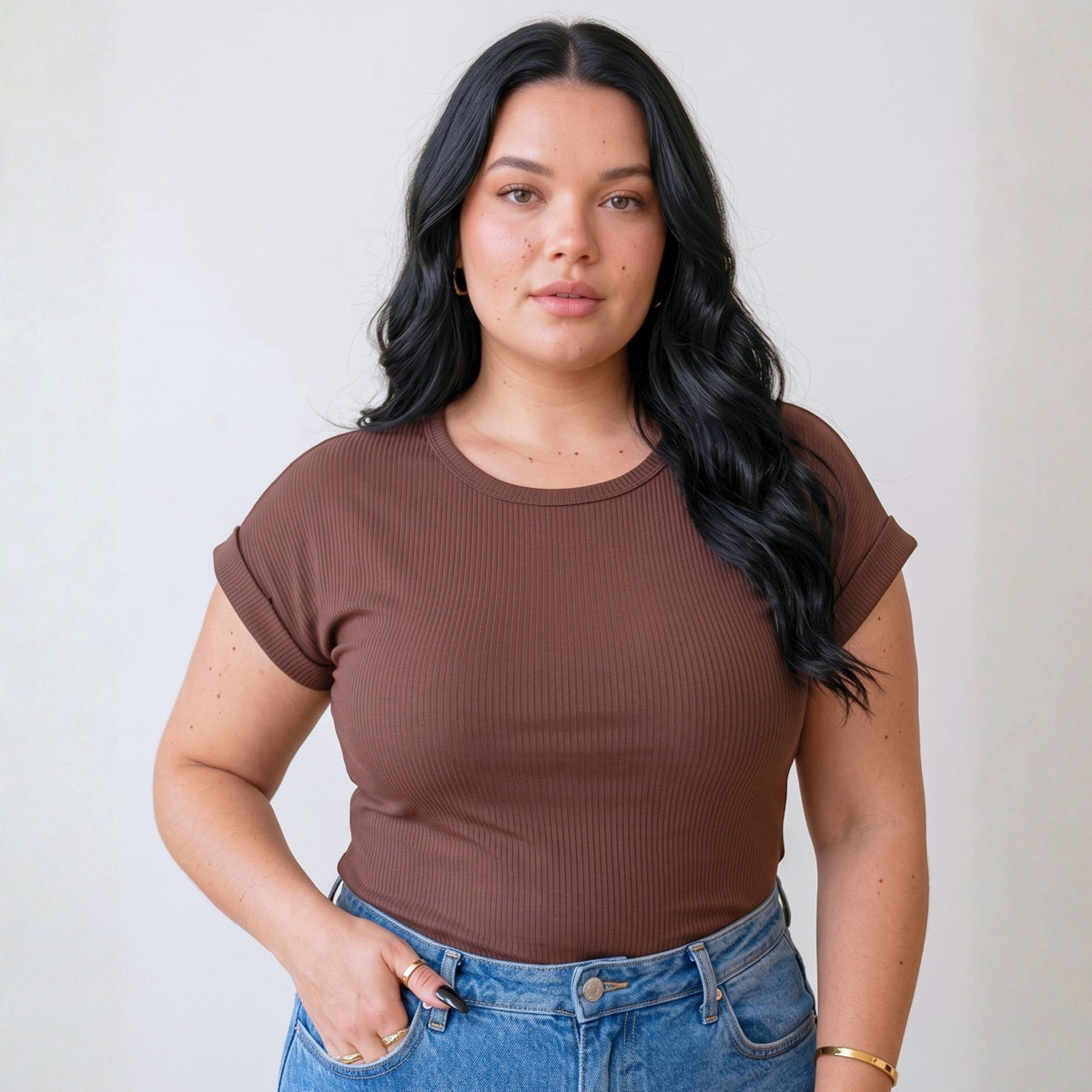 Blusa Feminina Plus Size Manga Japonesa Tecido Ribana