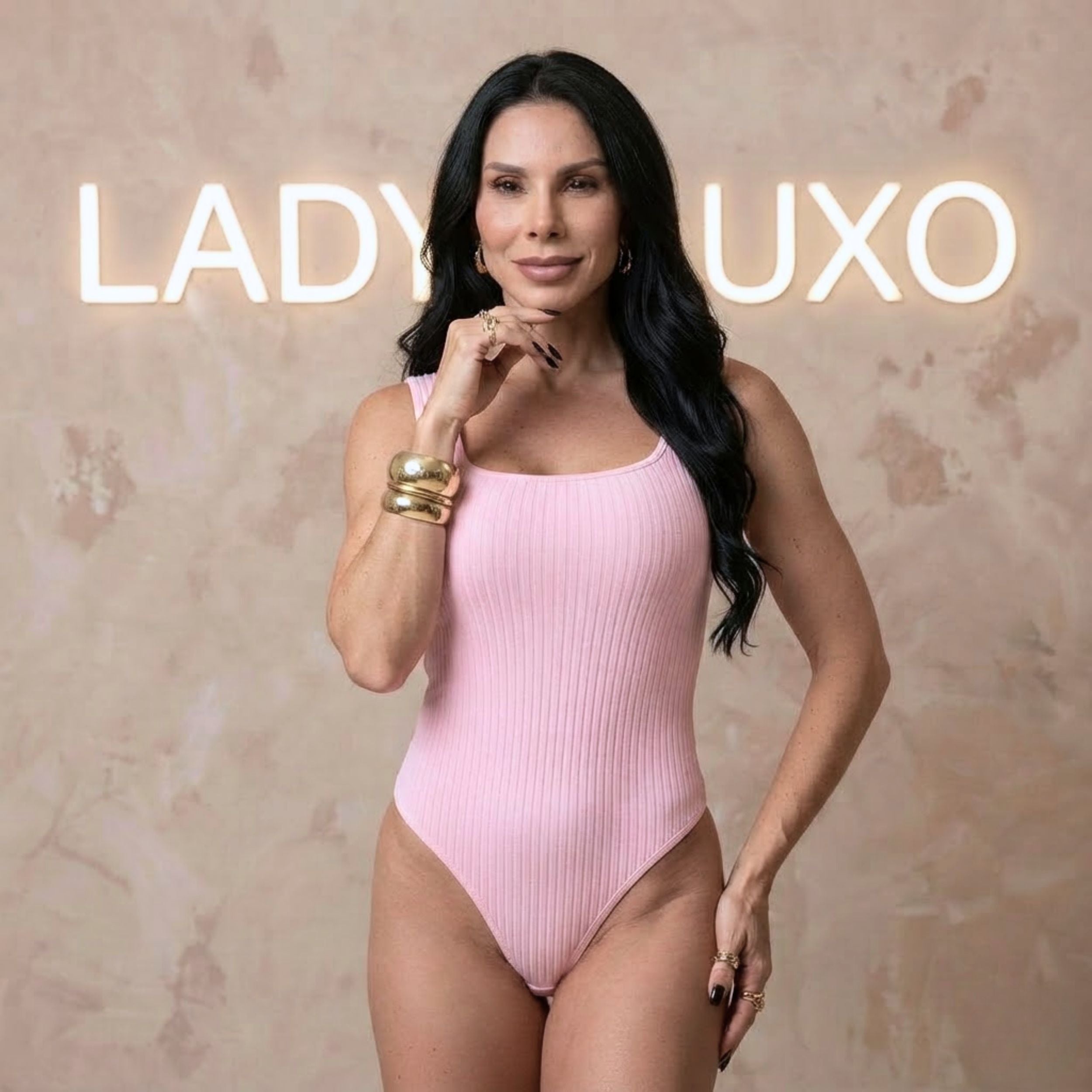 Body Feminino Regata Canelado