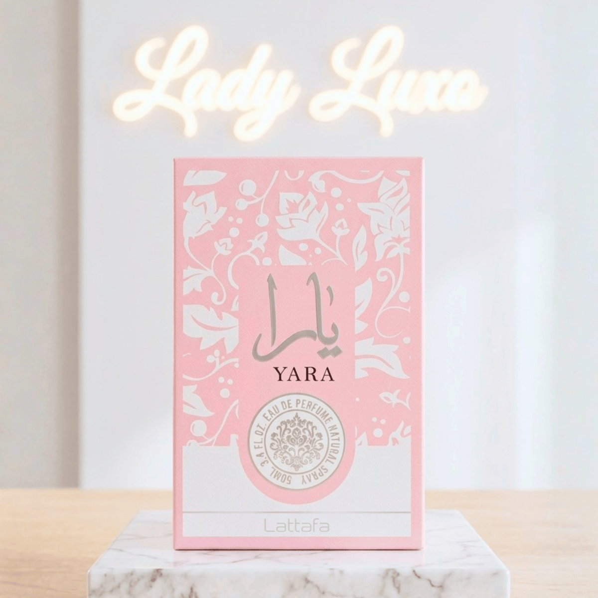 Perfume Árabe Lattafa Yara Rosa Feminino Original 50ML