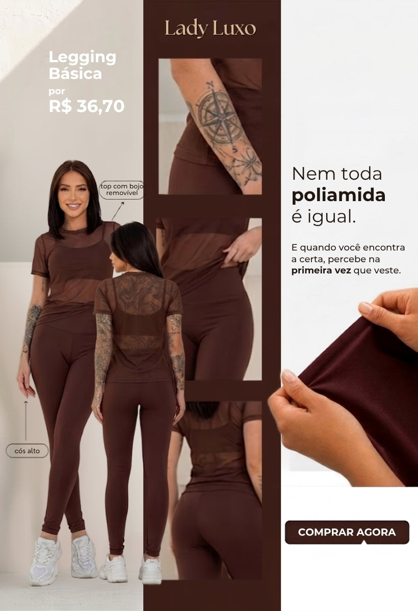 LEGGING + CAMISETA M
