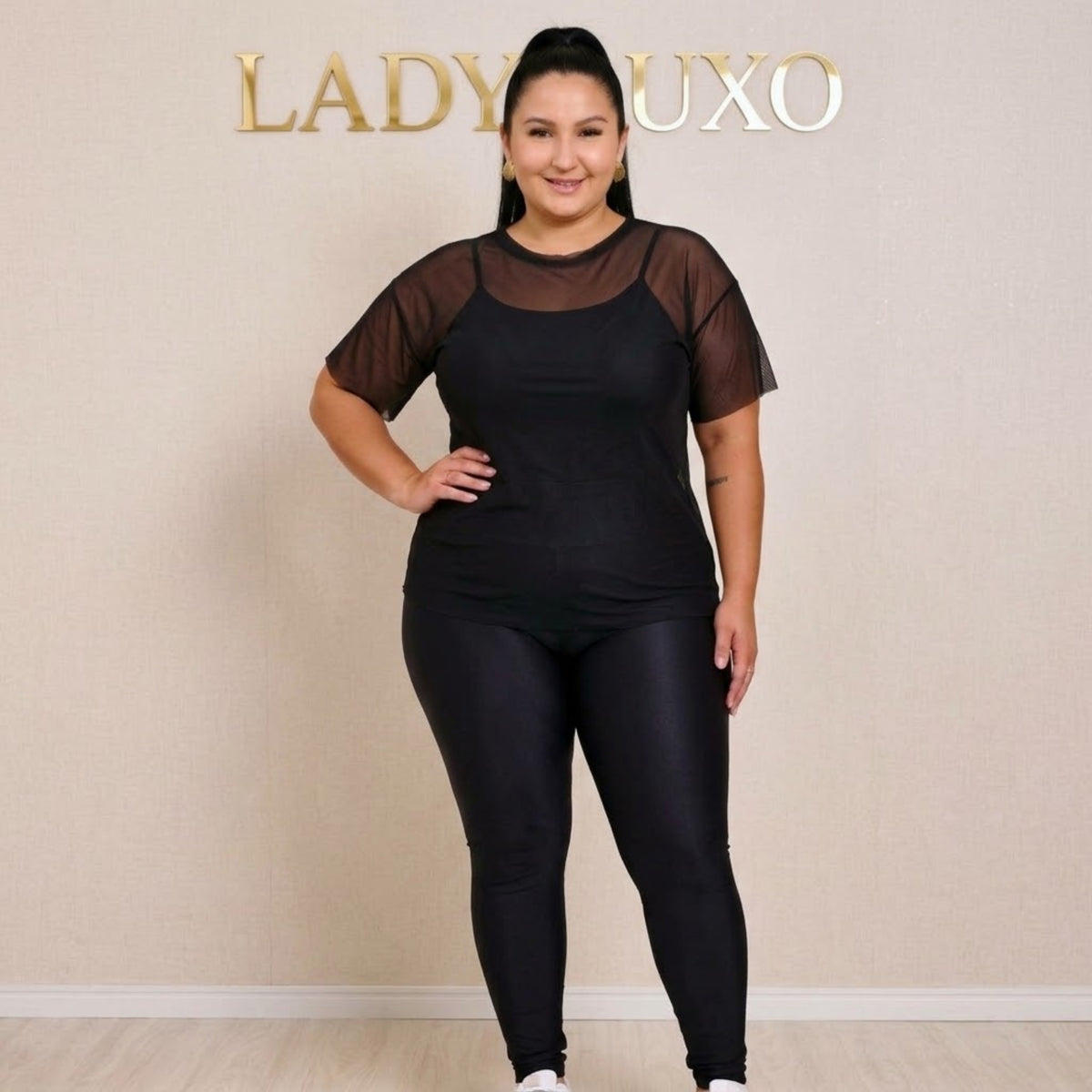 LEGGING + CAMISETA GG PLUS SIZE