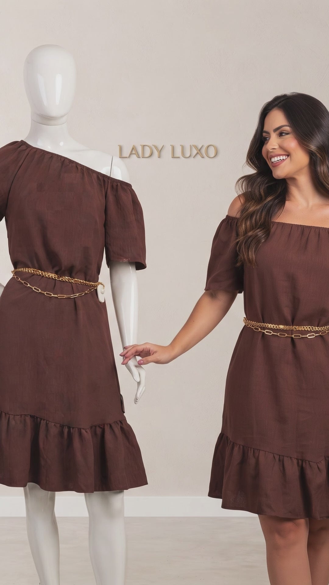 Vestido Ciganinha Duna Com Cinto